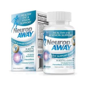 Neurop AWAY Eye Support Formula 60 Capsules Healthy Vision Support EXP 4/2026