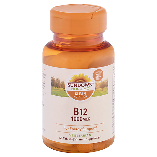 Sundown Vitamin B-12 High Potency 1000 Mcg Tablets