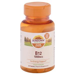 Sundown Vitamin B-12 High Potency 1000 Mcg Tablets