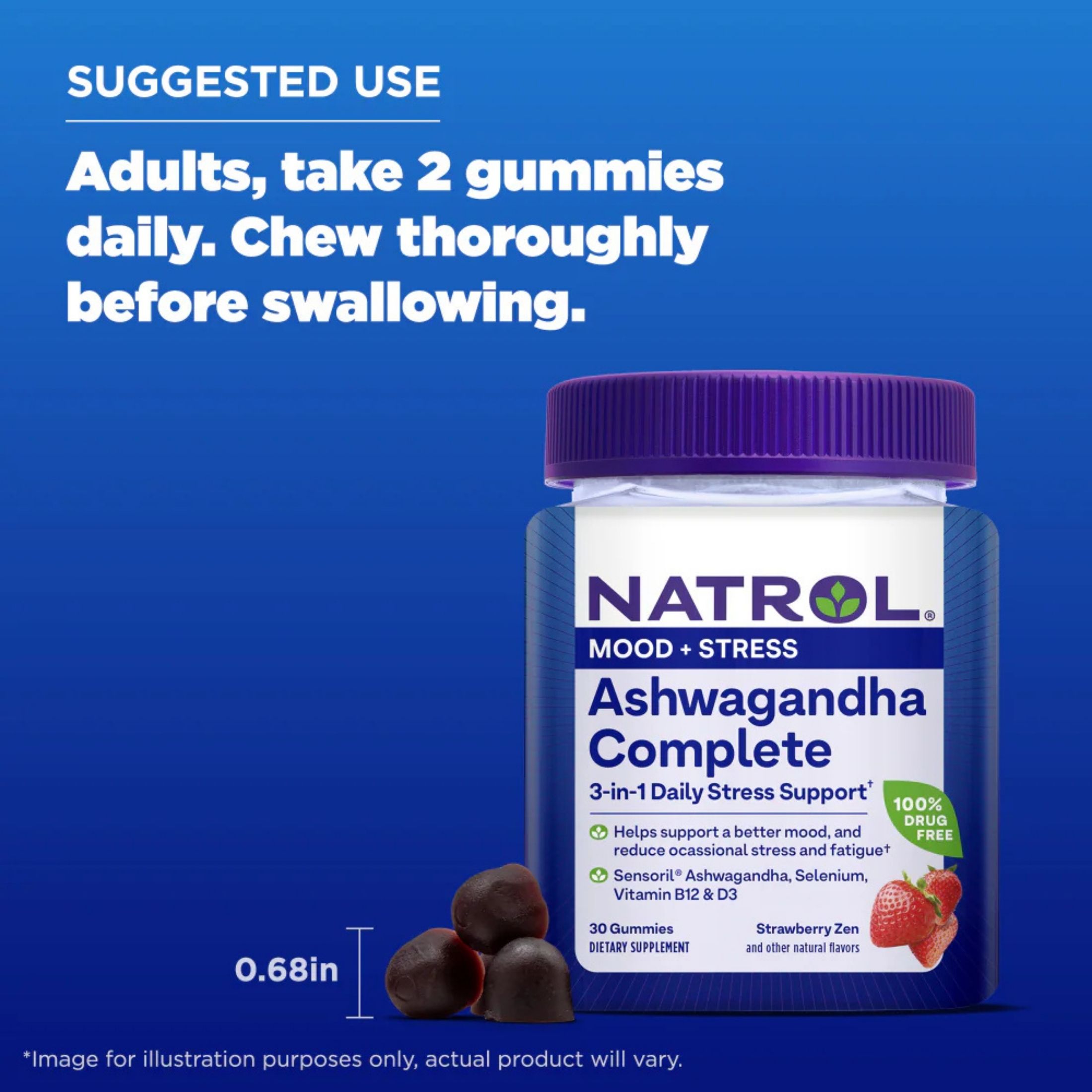 Natrol Ashwagandha Complete Gummies - 30ct