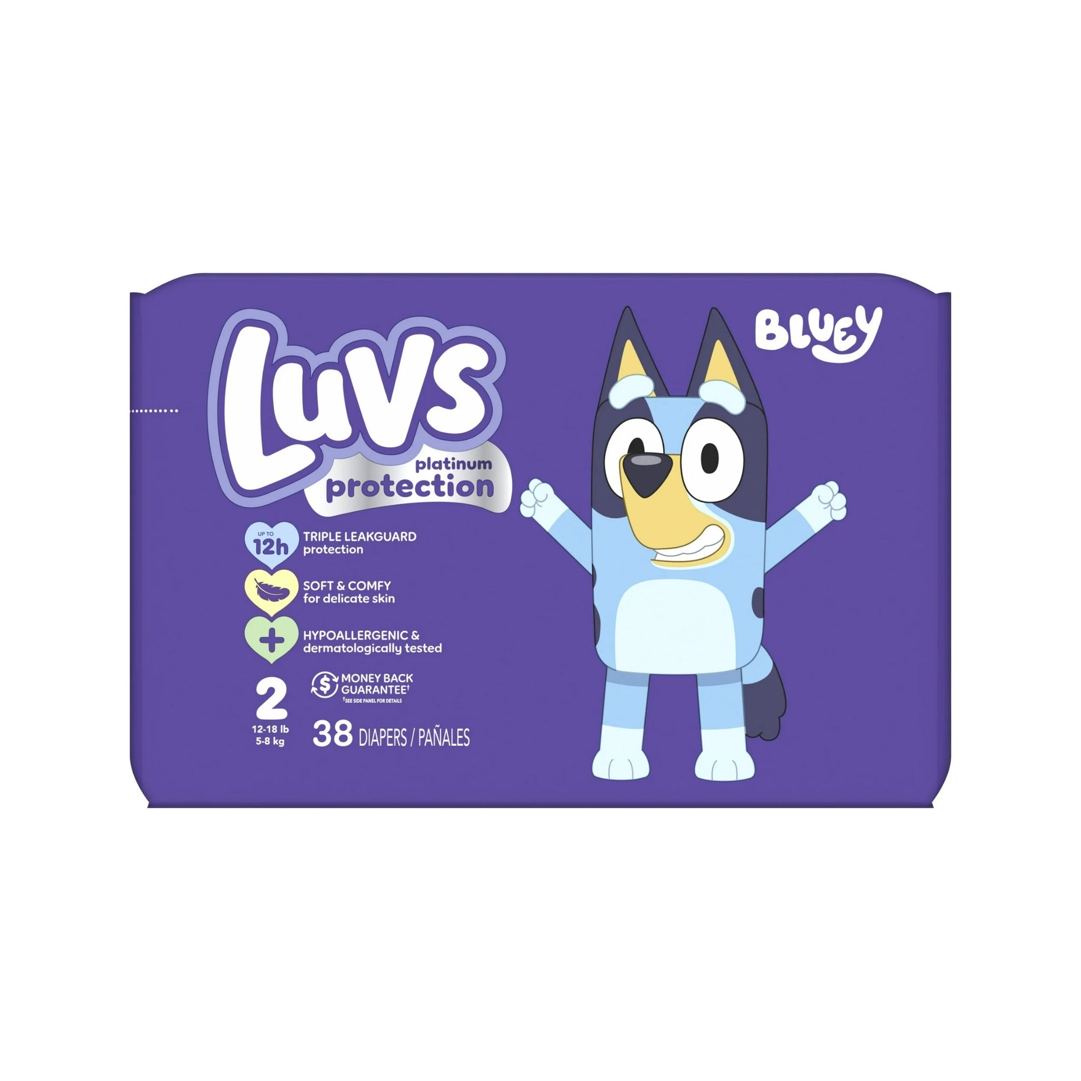 Luvs Platinum Protection Baby Diapers, Size 2, 38 Count