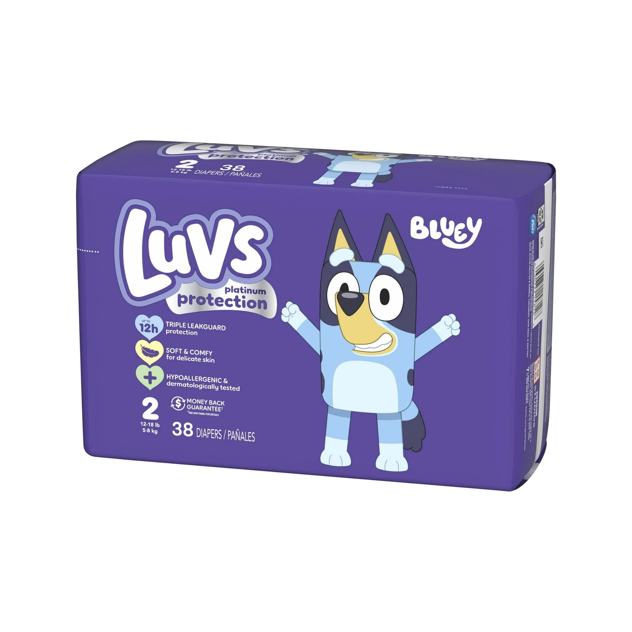 Luvs Platinum Protection Baby Diapers, Size 2, 38 Count