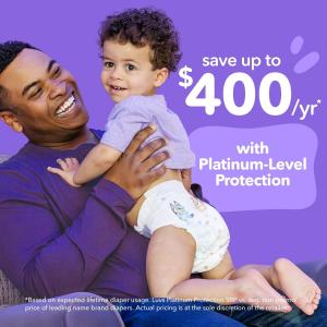 Luvs Platinum Protection Baby Diapers, Size 2, 38 Count