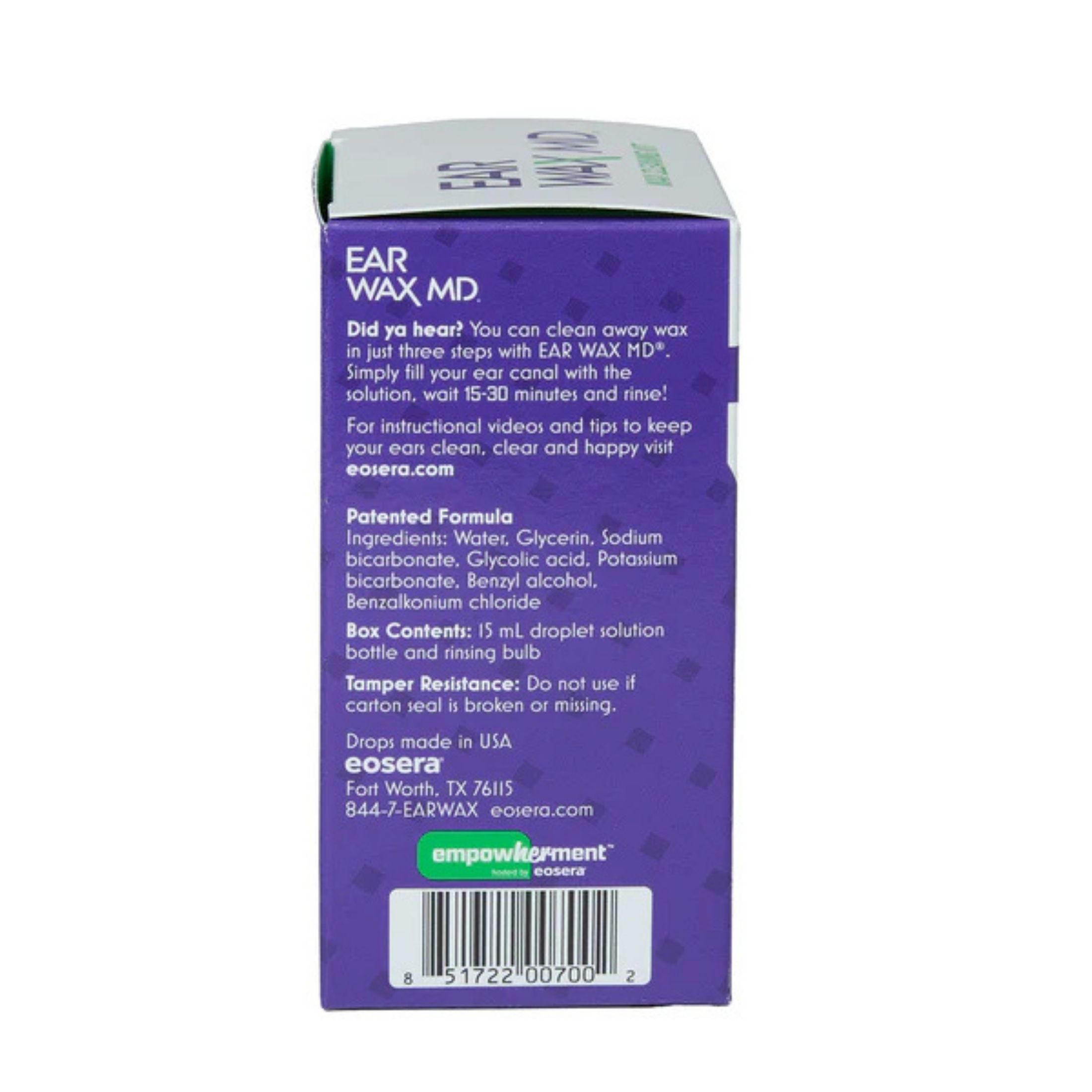 Earwax MD Removal Kit, 0.5 Fl Oz