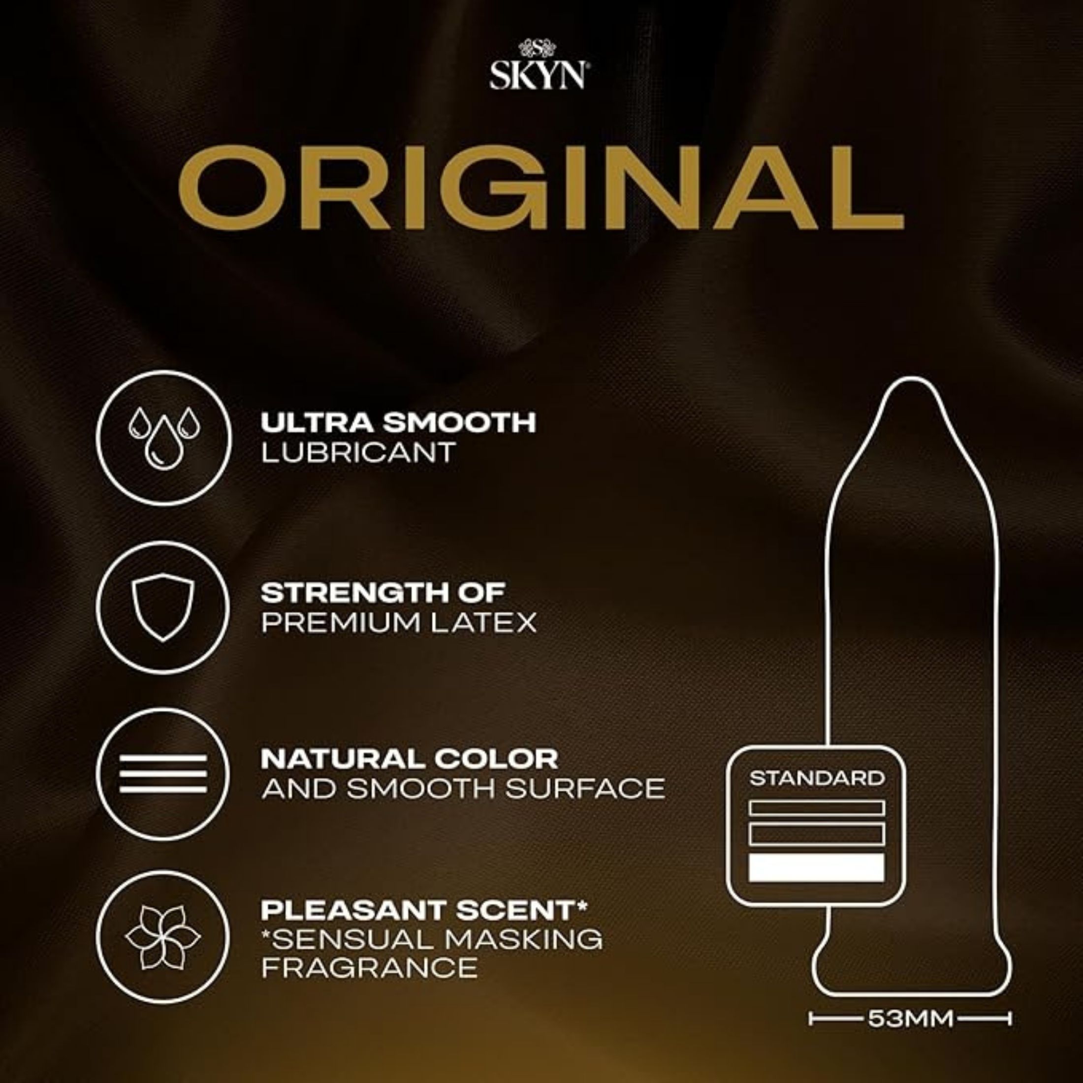 Skyn Lifestyles Non Latex Lubricated Condoms Original