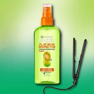 Garnier Fructis Style Sleek & Shine Flat Iron Perfector Flexible Hold Straightening Mist - 6 Fl Oz