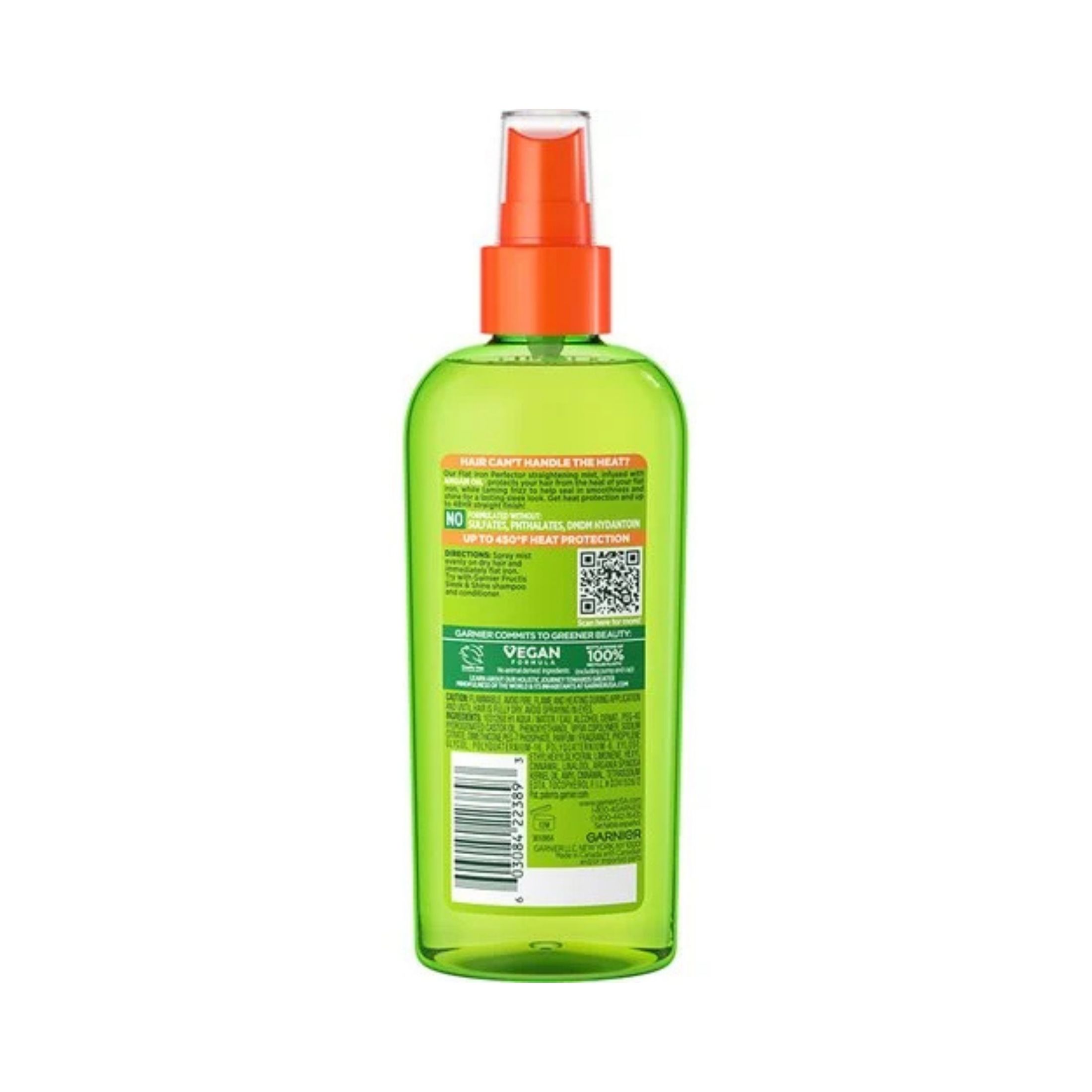 Garnier Fructis Style Sleek & Shine Flat Iron Perfector Flexible Hold Straightening Mist - 6 Fl Oz