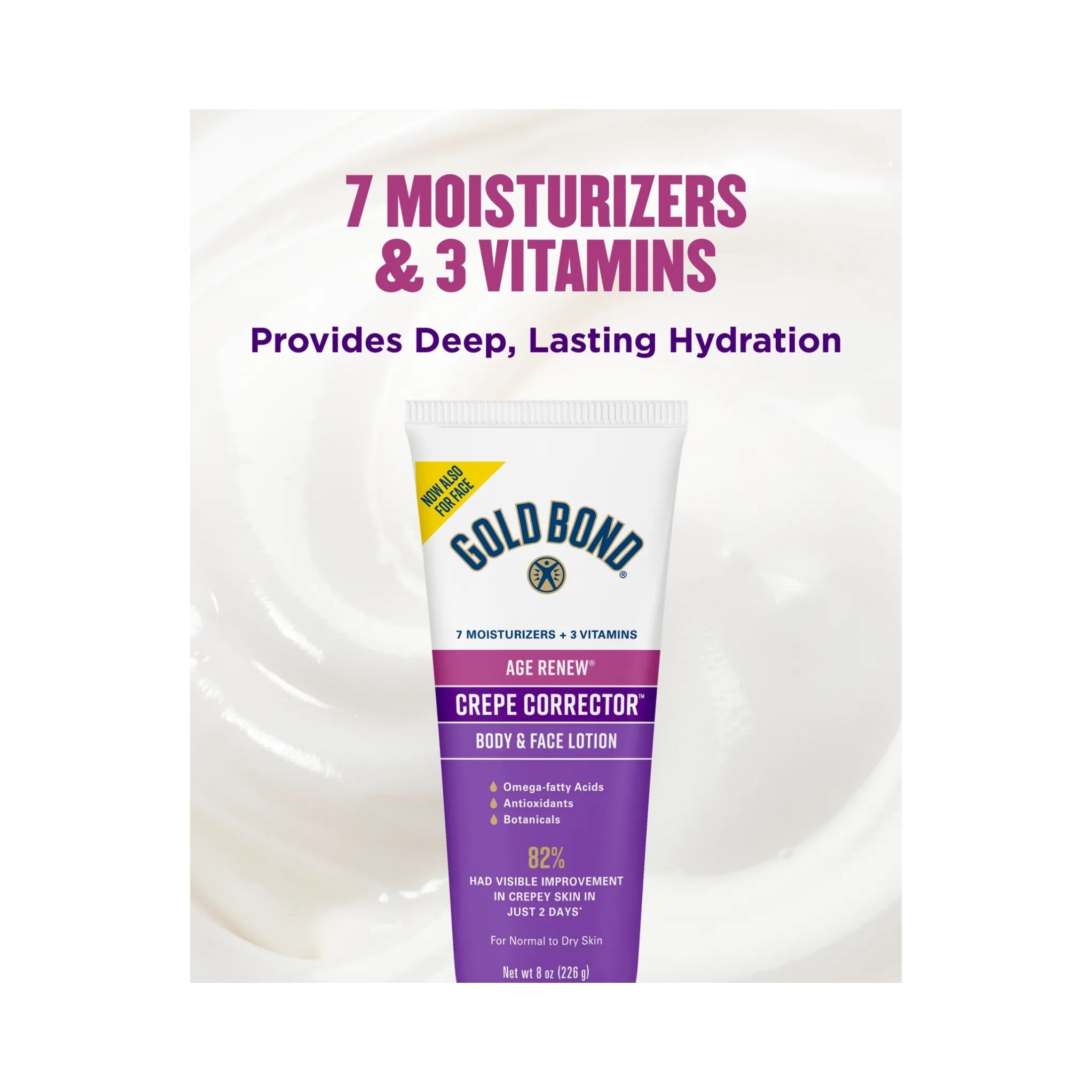 Gold Bond Ultimate Skin Therapy Lotion, Crepe Corrector, Age Defense