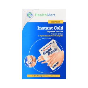 Health Mart Instant Cold Disposable Twin Pack 6” X 8