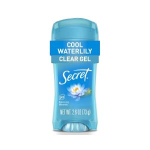 Secret Fresh Cool Waterlily Clear Gel Antiperspirant And Deodorant - 2.6oz