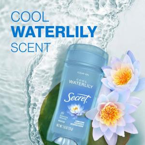 Secret Fresh Cool Waterlily Clear Gel Antiperspirant And Deodorant - 2.6oz
