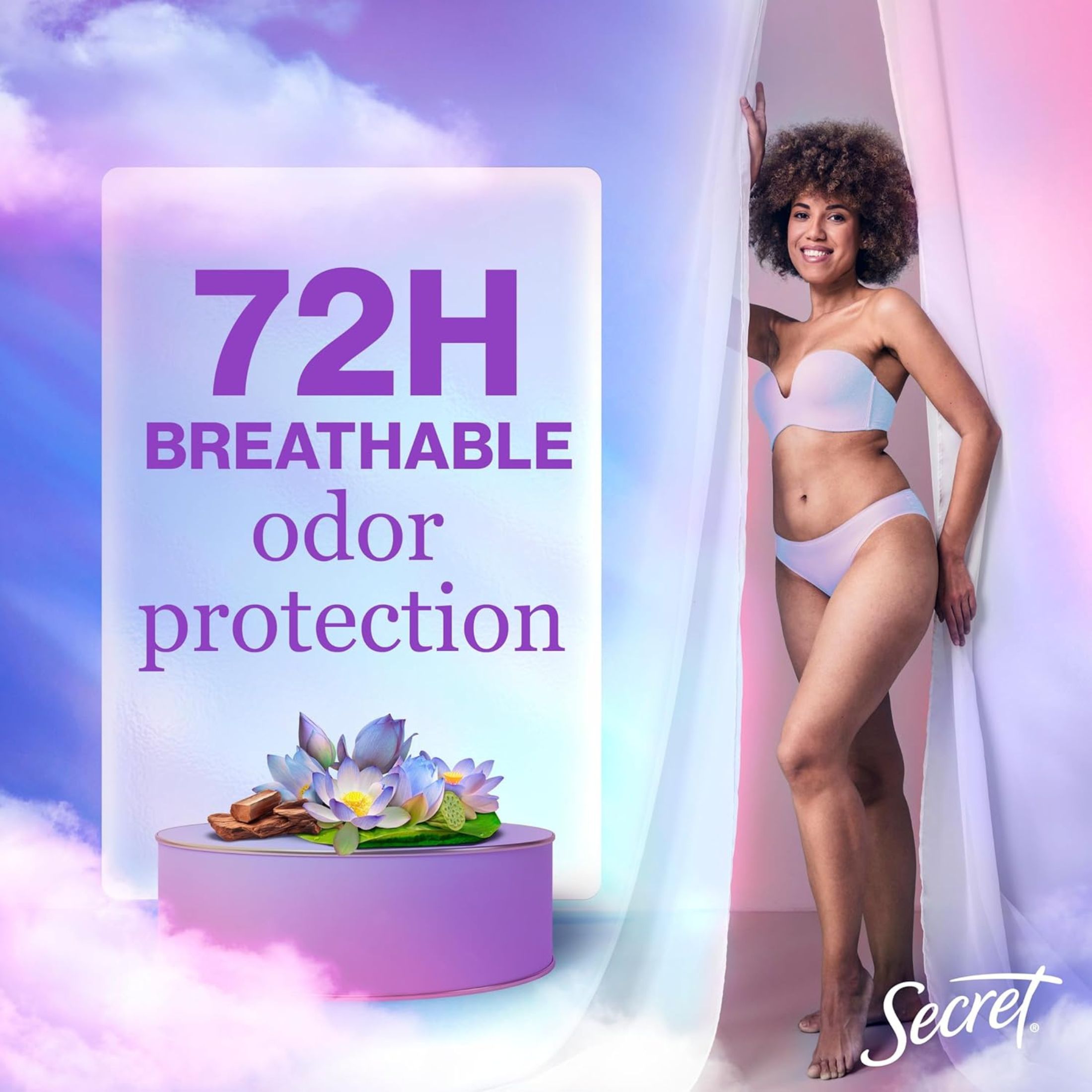 Secret Fresh Cool Waterlily Clear Gel Antiperspirant And Deodorant - 2.6oz