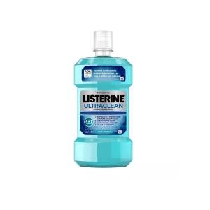 Listerine Ultraclean Oral Care Antiseptic Mouthwash, Cool Mint, 500 mL