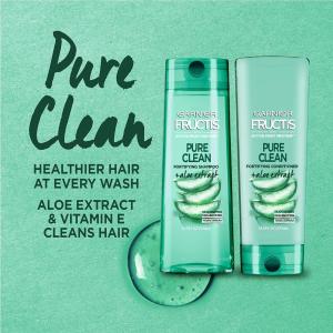 Fructis Garnier Pure Clean Hydrating Conditioner With Aloe Extract 12 Fl Oz