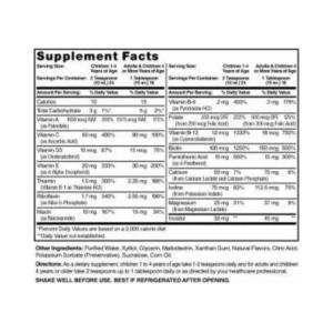 Nature's Blend Tropical Liquid Nutrition Liquid, Orange Mango, 8 Oz