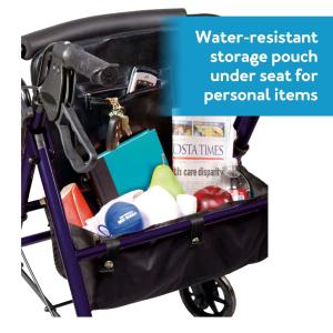 Carex Steel Rolling Walker 6″ Wheels