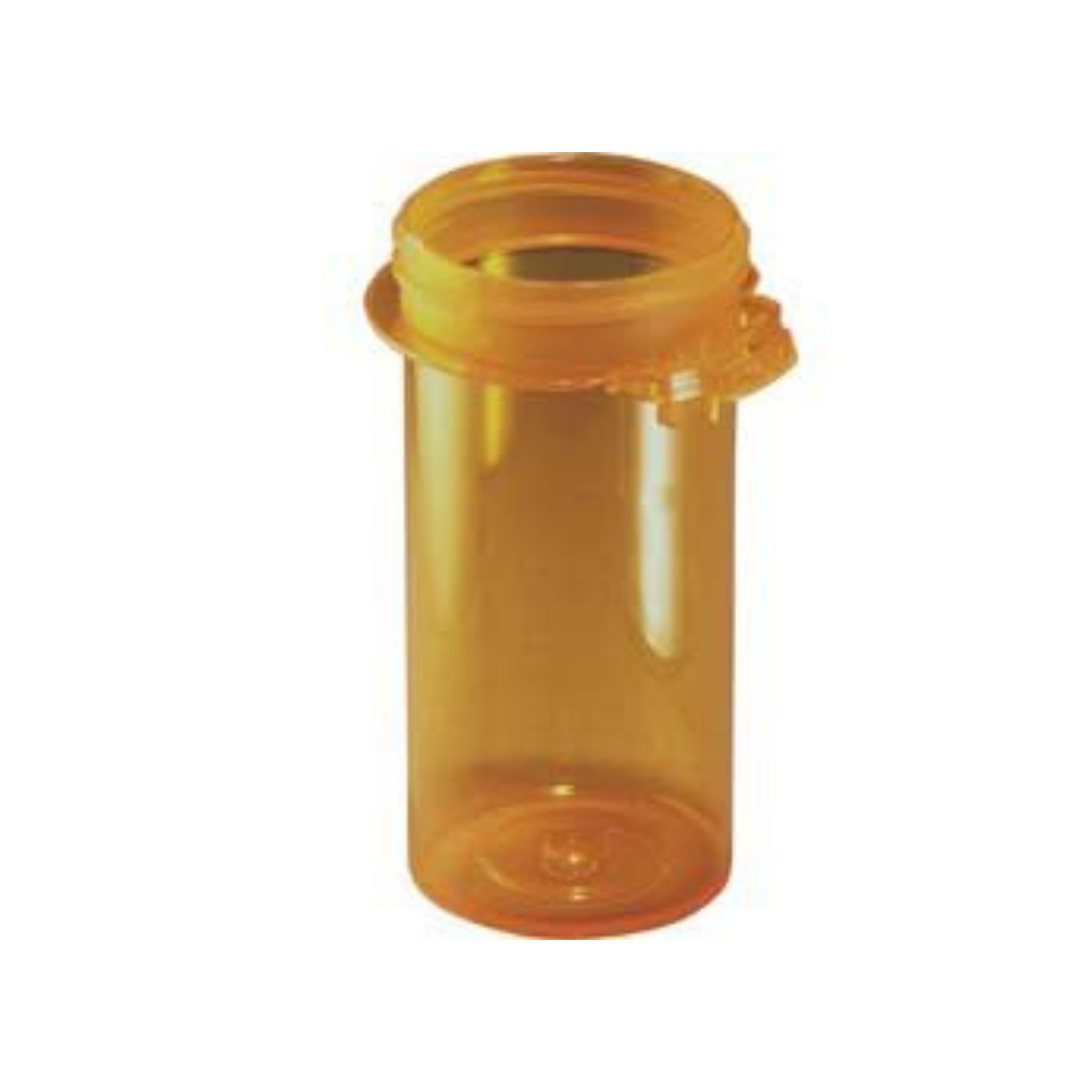 Rexam Amber Plastic Vial 1 Click 170 X 16 Dr