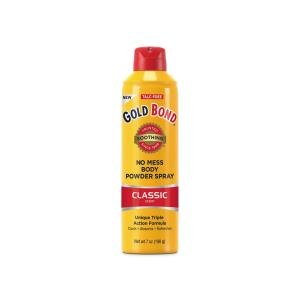 Gold Bond Body Powder Spray, No Mess, Classic Scent 7 Oz