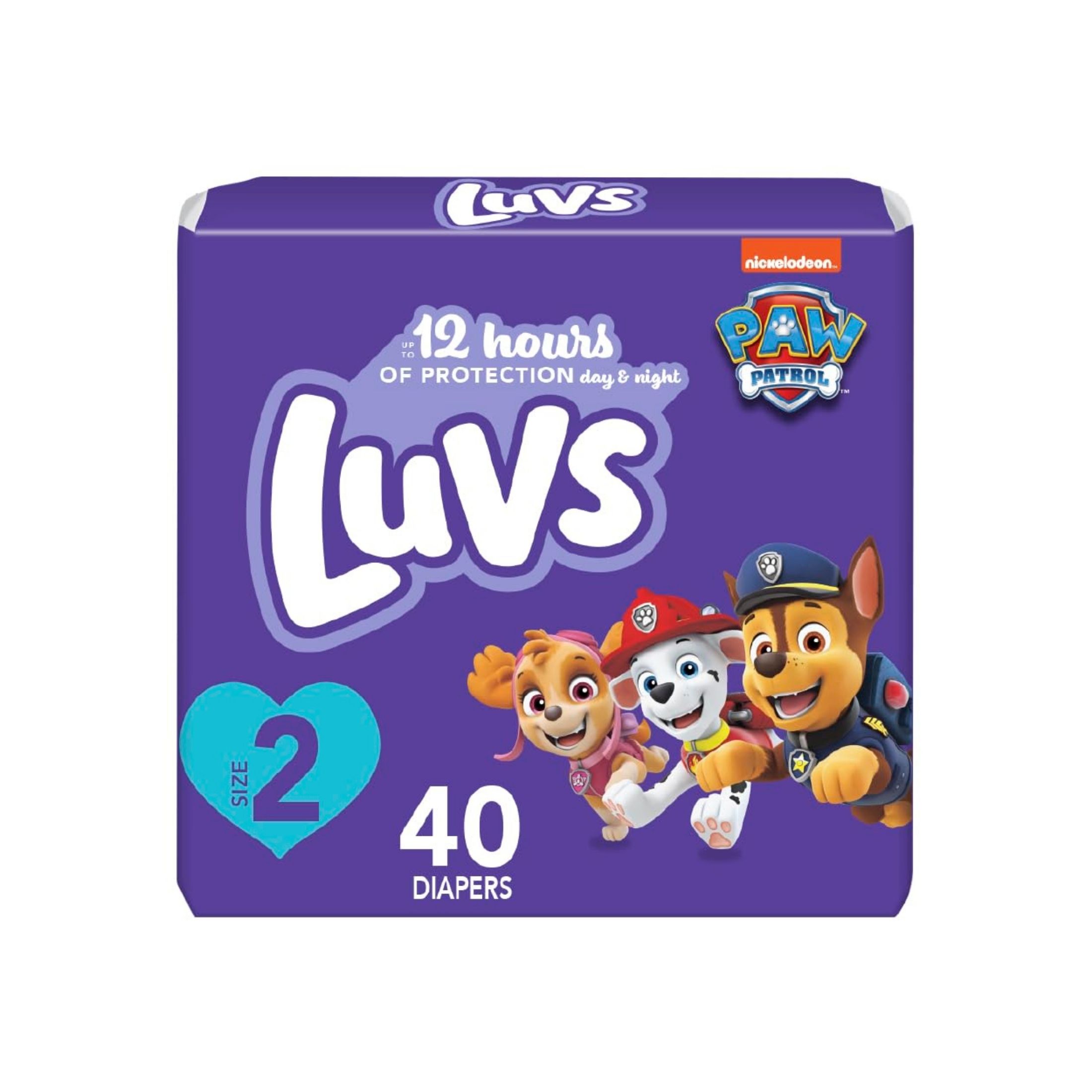Luvs Diapers, Paw Patrol, Size 2 (12 18 Lb), Jumbo Pack