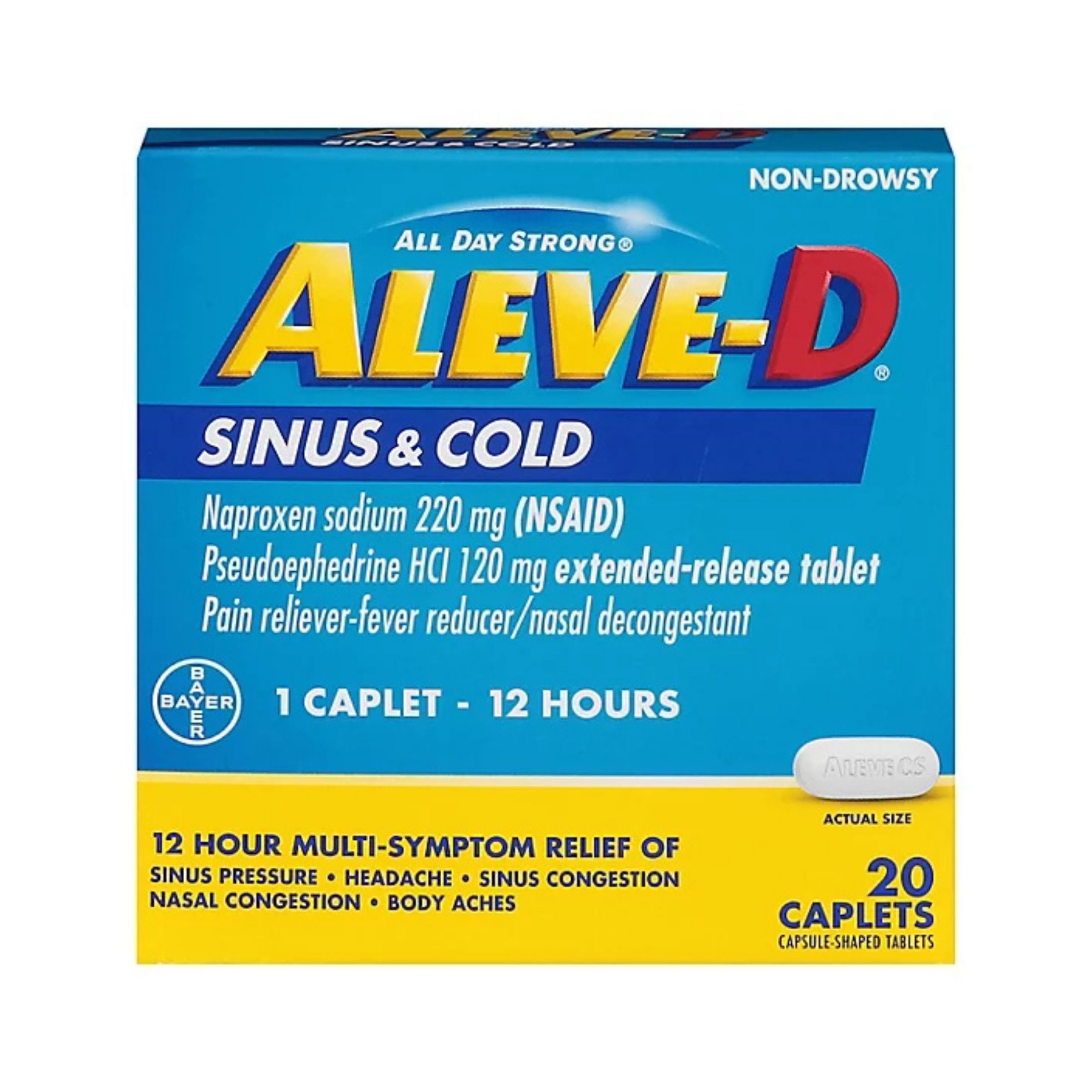 Aleve D Sinus & Cold, Caplets