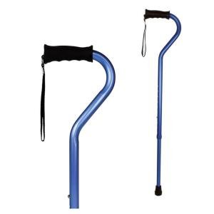 Carex Ergo Offset Cane Blue