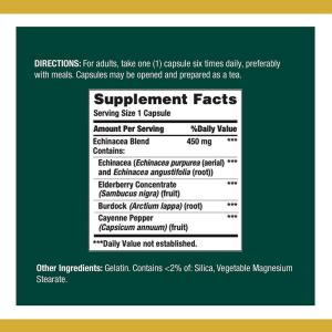 Nature's Bounty Echinacea Complex 450 Mg Capsules