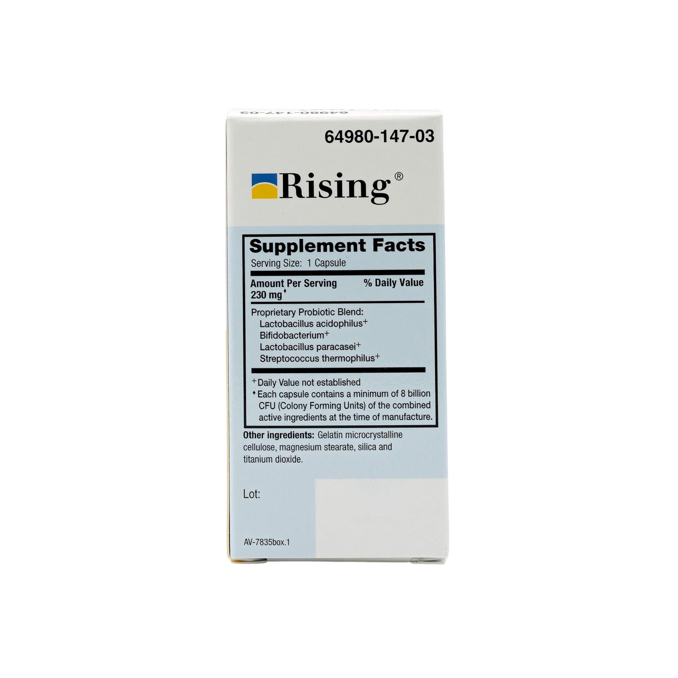 Rising Pharma – Risaquad-2 375mg – Probiotic Dietary Supplement Capsules