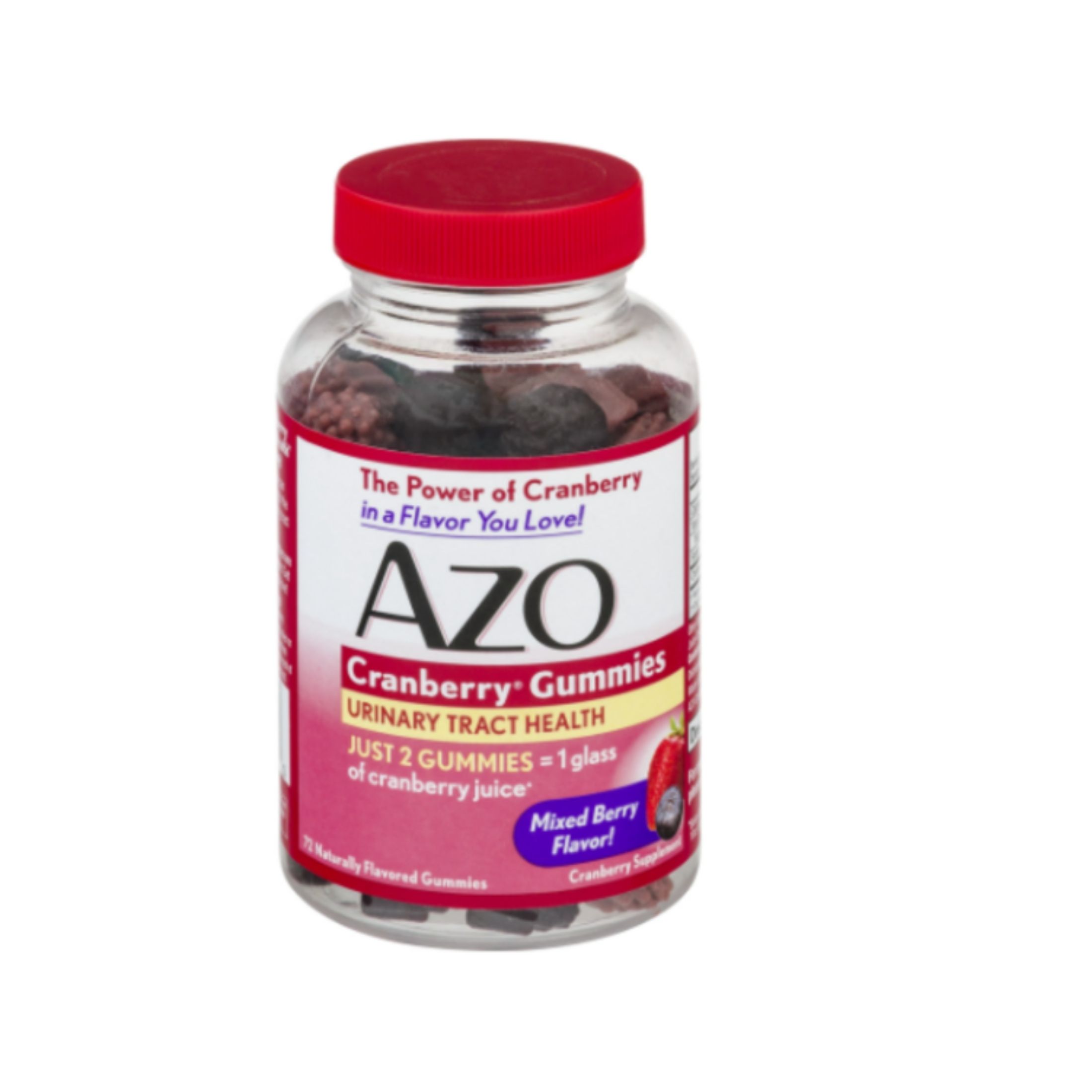Azo Cranberry Gummies Urinary Tract Health Mixed Berry