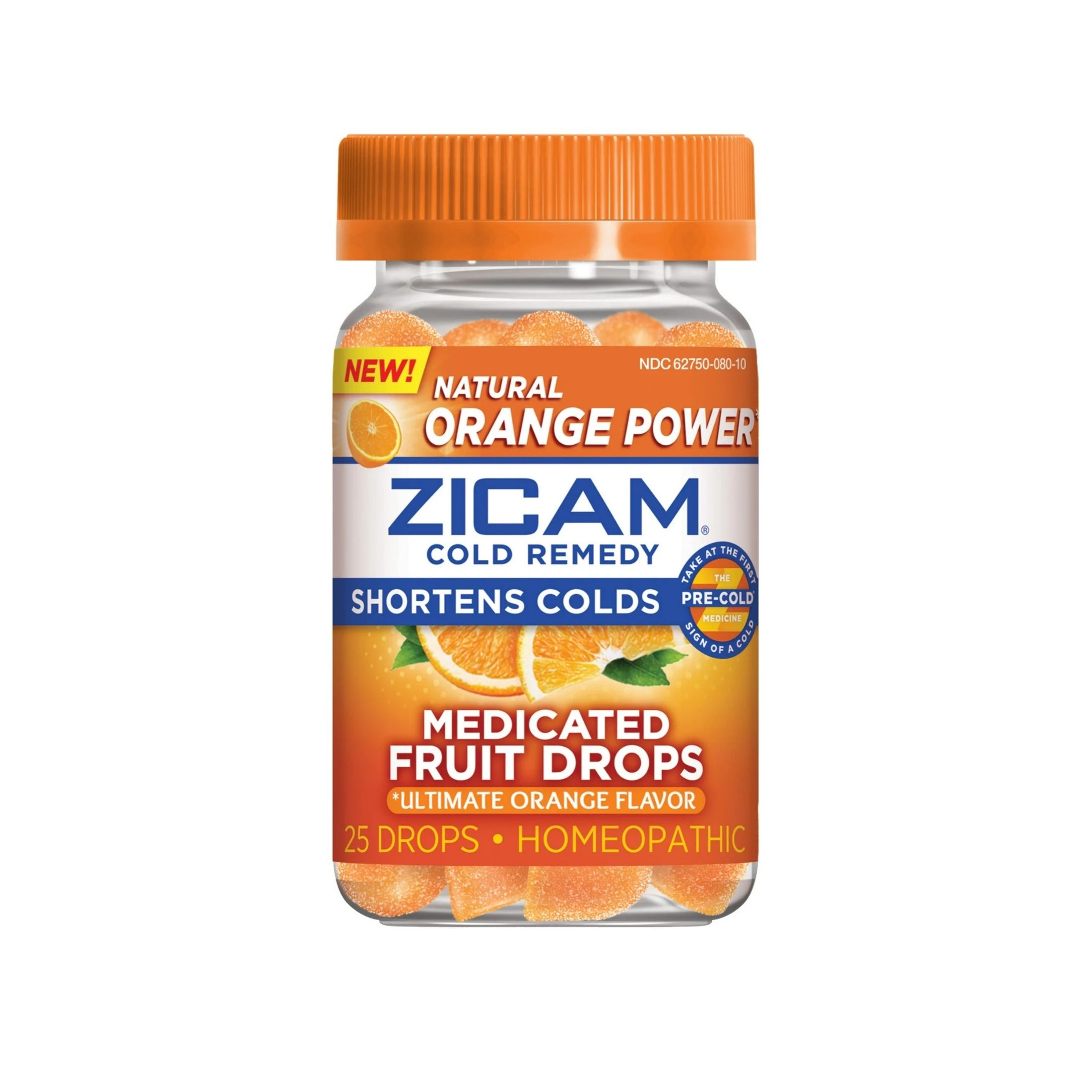 Zicam Cold Remedy Zinc Medicated Fruit Drops, Assorted, 25 Count