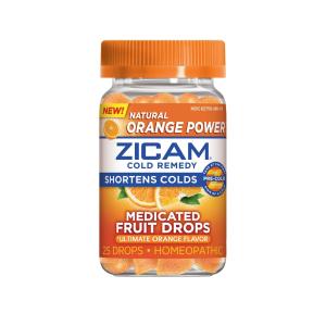 Zicam Cold Remedy Zinc Medicated Fruit Drops, Assorted, 25 Count
