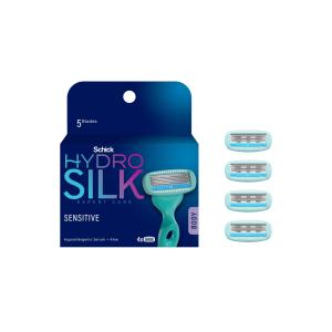 Schick Hydro Silk Women's Shower Ready Sensitive Care Refill Razor Blades