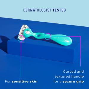 Schick Hydro Silk Women's Shower Ready Sensitive Care Refill Razor Blades