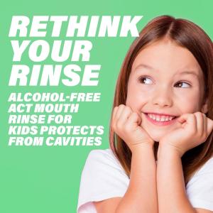 Act Kids Rinse, Sugar & Alcohol Free, Fluoride, Anticavity, Wild Water Watermelon, 16.9 Fluid Ounce