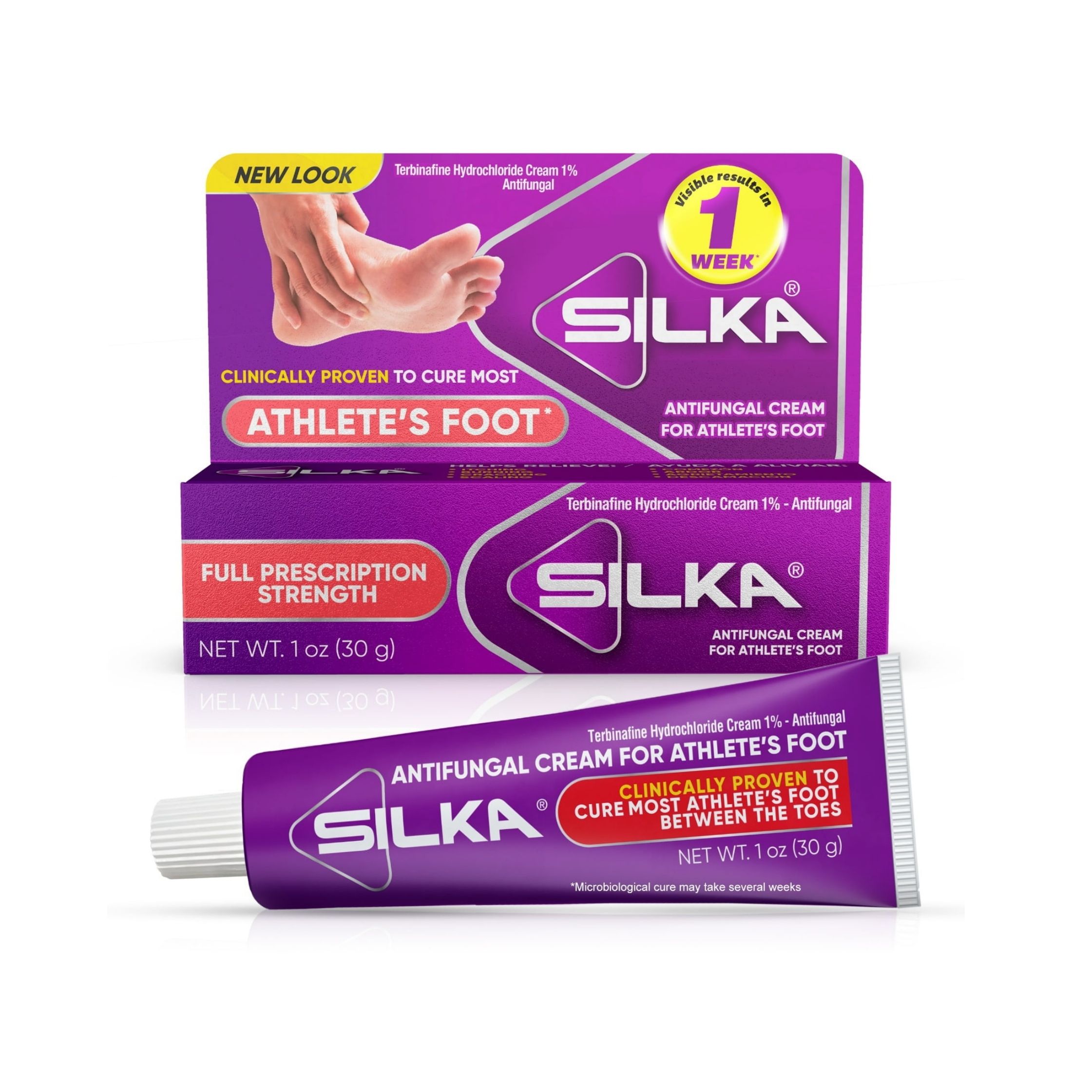 Silka Antifungal Cream, Full Prescription Strength 1 Oz