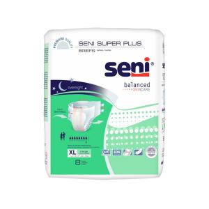 Seni® Super Plus Unisex Adult Incontinence Brief X-Large Disposable Heavy Absorbency