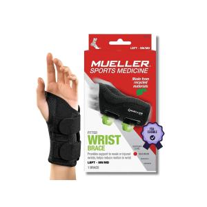 Mueller Green Wrist Brace - Fitted - Left - Small/medium