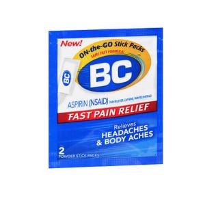 BC Powder Original Strength Pain Reliever Aspirin Dissolve 2 Pack 36ct