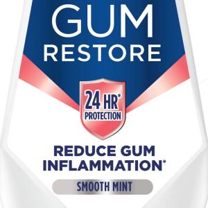 Crest Gum And Breath Purify Oral Rinse Smooth Mint, 33.8 Fl Oz