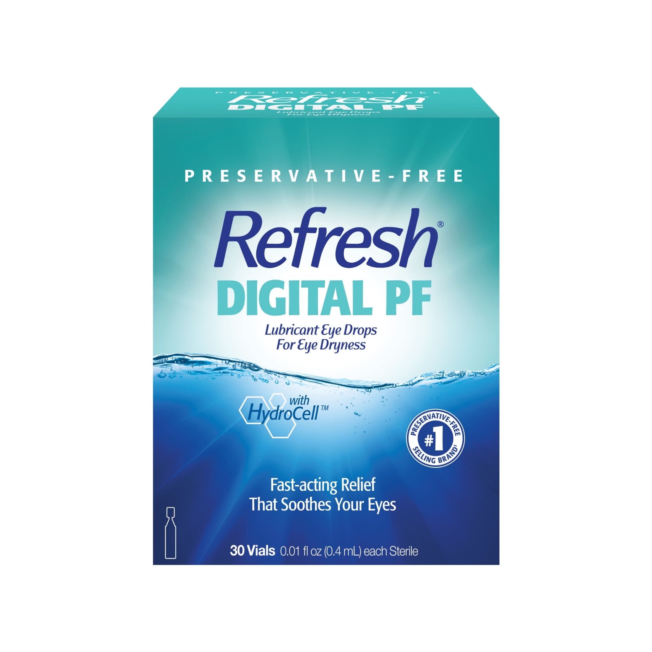 Refresh Digital PF Preservative-Free Non-Preserved Tears, 0.01 Fl Oz (0.4 mL), 30 Single-Use Containers