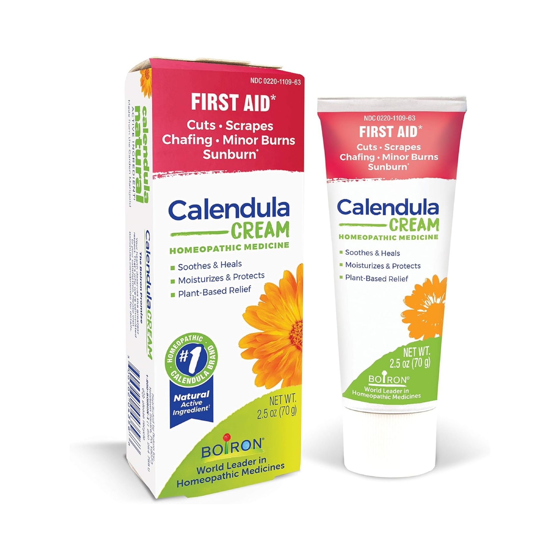 Boiron Calendula First Aid Cream, Homeopathic Medicine - 2.5 Oz