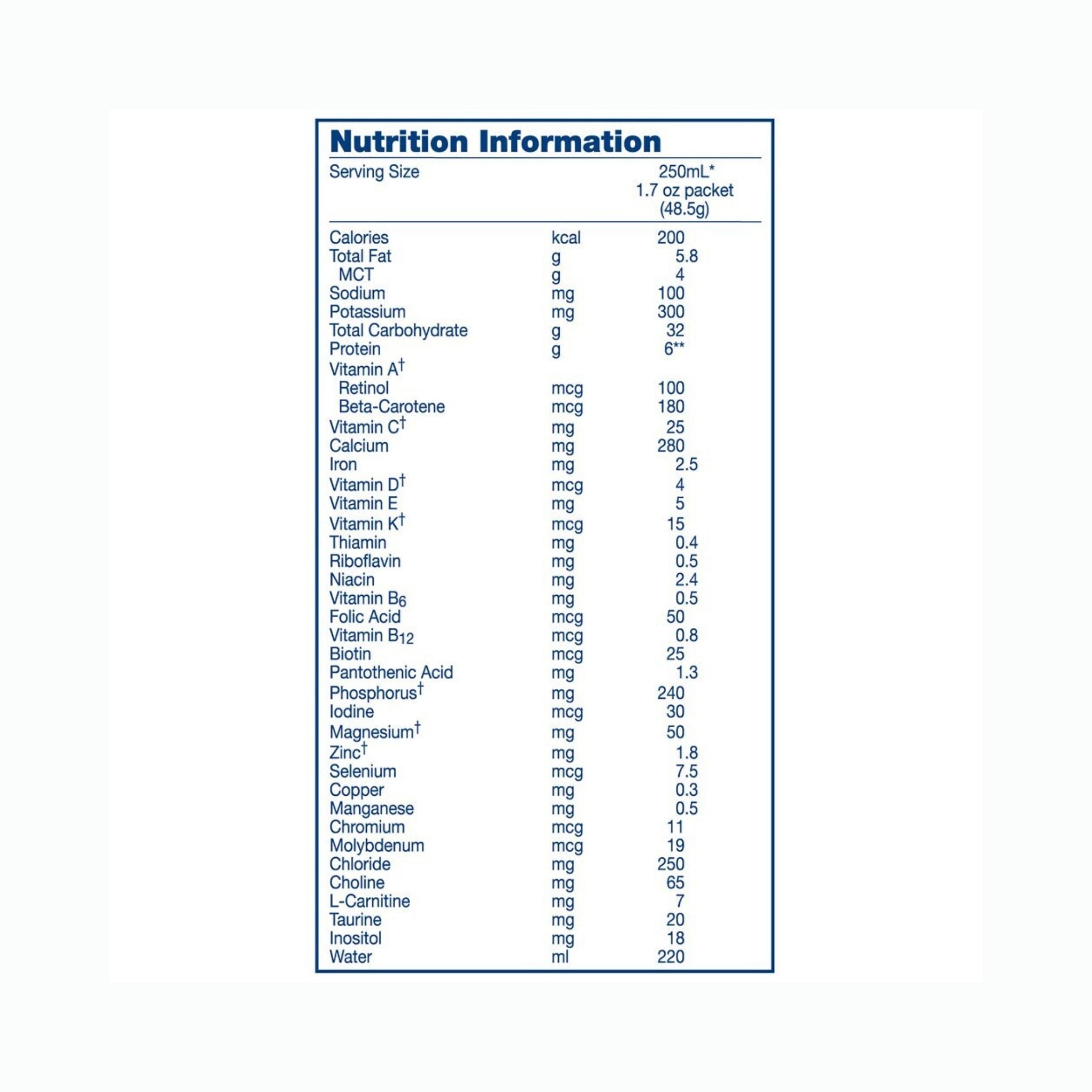 Vivonex PEDIATRIC Unflavored 6-1.07 Oz Packets