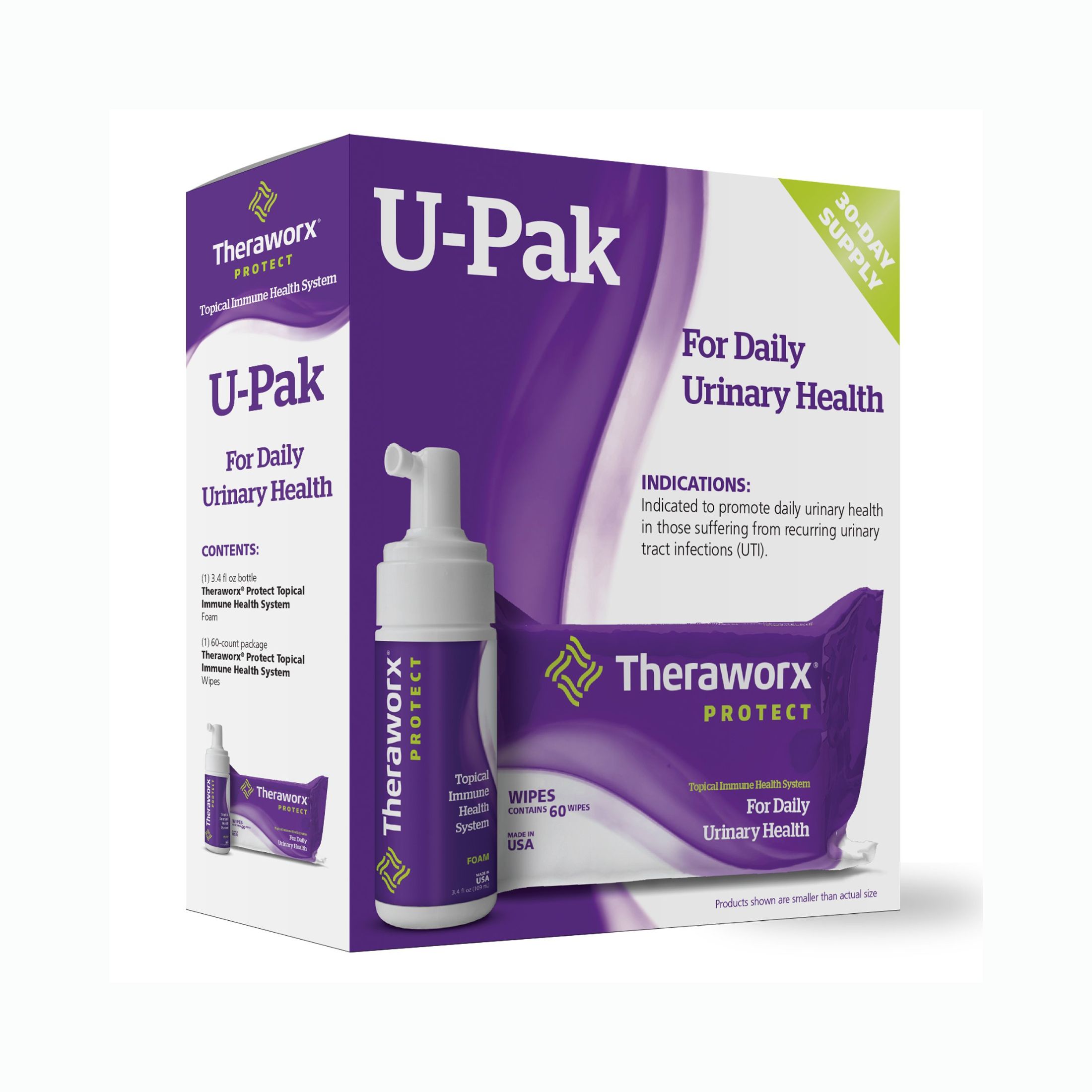 Theraworx U-Pak For Daily Urinary Health
