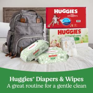 Huggies Natural Care, Wipes, With 99% Purified Water, Plant-Based, Sensitive & Fragrance Free, Disney Baby