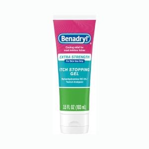 Benadryl 2% Diphenhydramine HCl Gel Itch Relief 3.5 Oz. Tube
