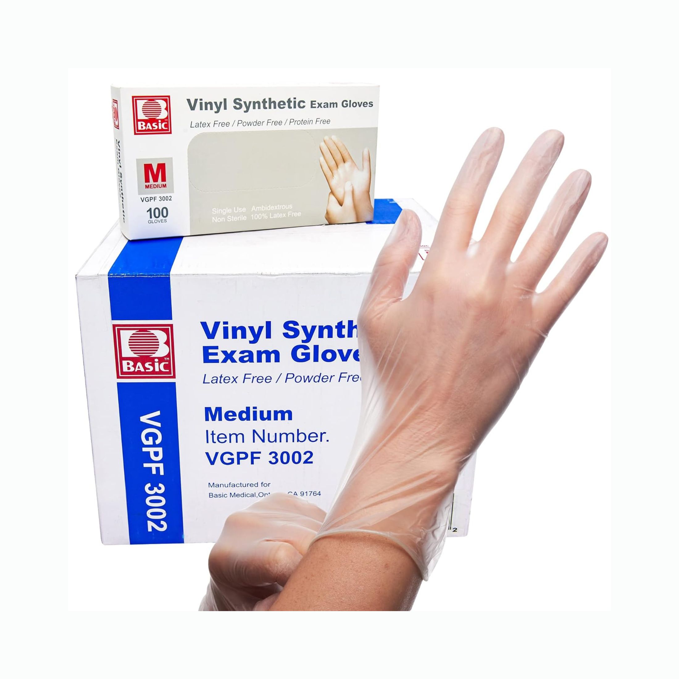 Pharmacy Glove Vinyl-Pf Large Cncha 100 Each By Concentric Health Alliance