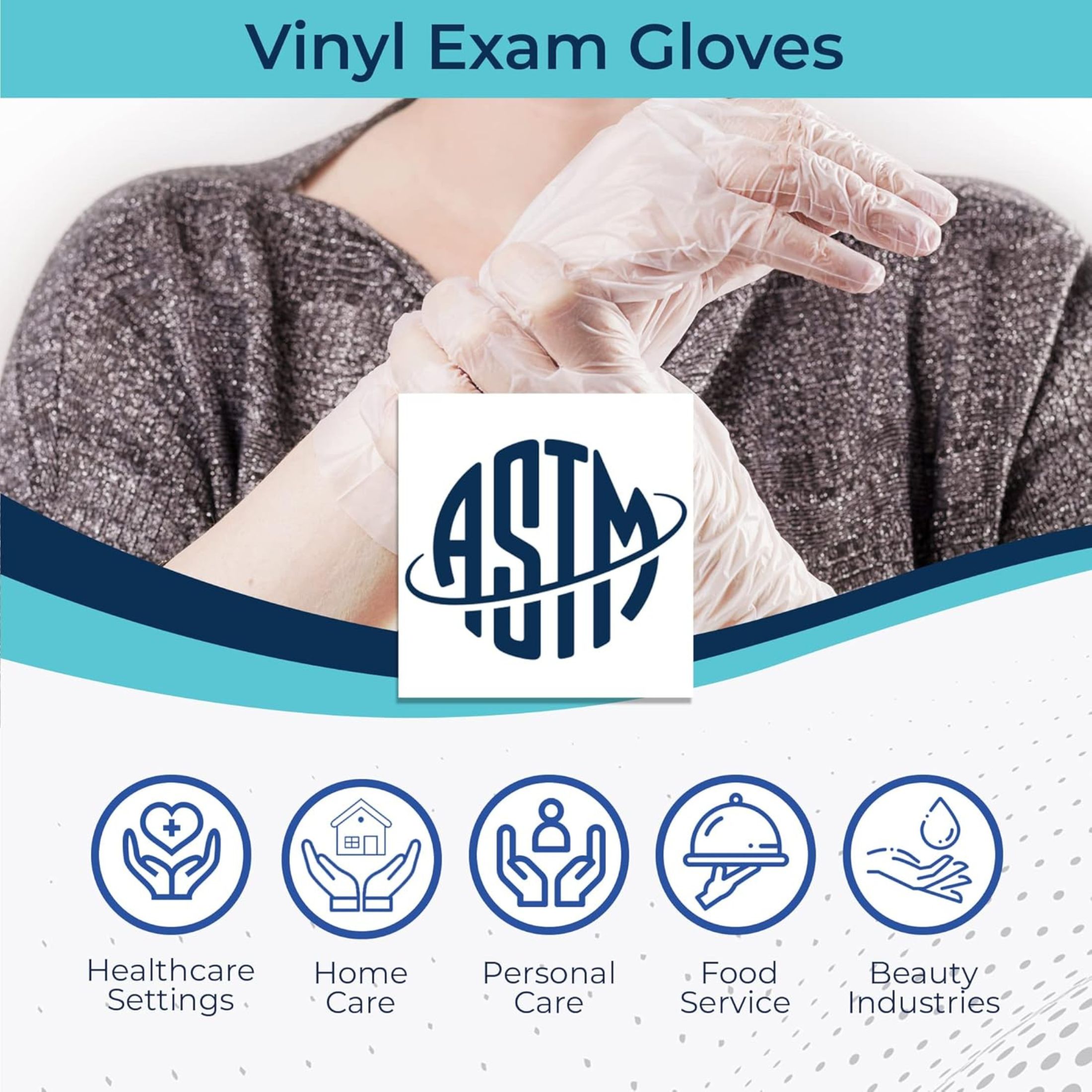 Pharmacy Glove Vinyl-Pf Large Cncha 100 Each By Concentric Health Alliance