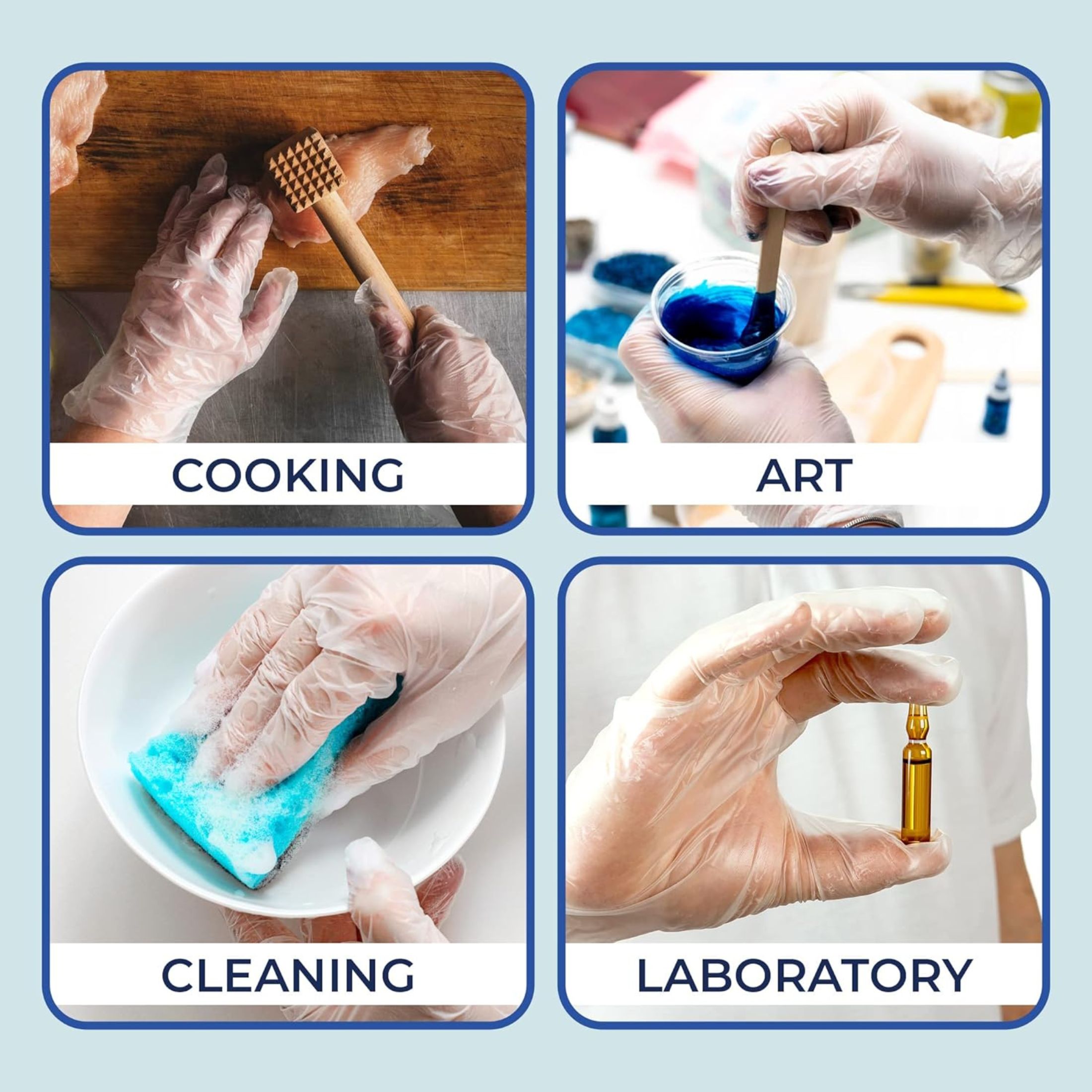 Pharmacy Glove Vinyl-Pf Large Cncha 100 Each By Concentric Health Alliance