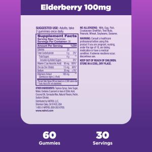 Natrol Elderberry, Immune Health, 100 Mg, Gummies