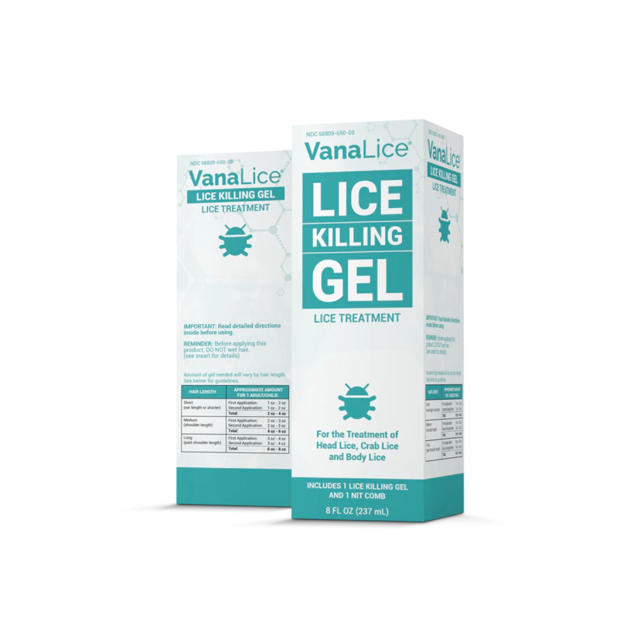 Vanalice Lice Killing Gel, 8 Oz