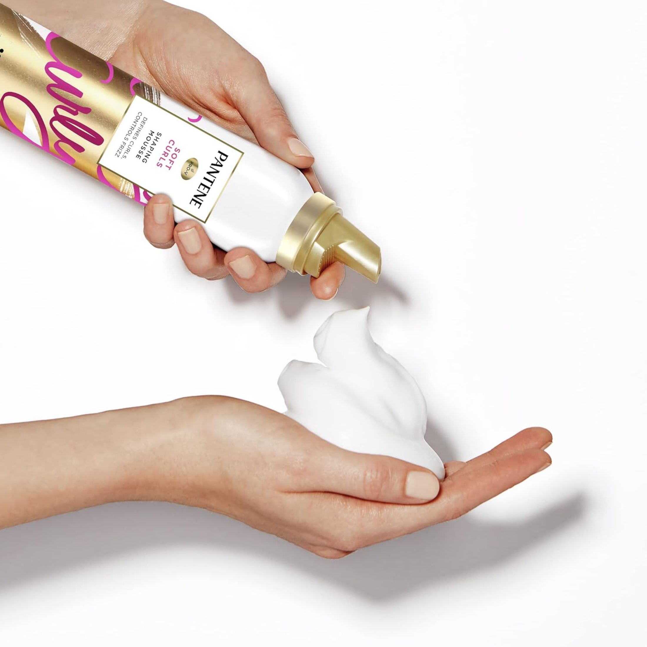 Pantene Pro-V Curl Mousse To Tame Frizz For Soft, Touchable Curls, 6.6 Oz